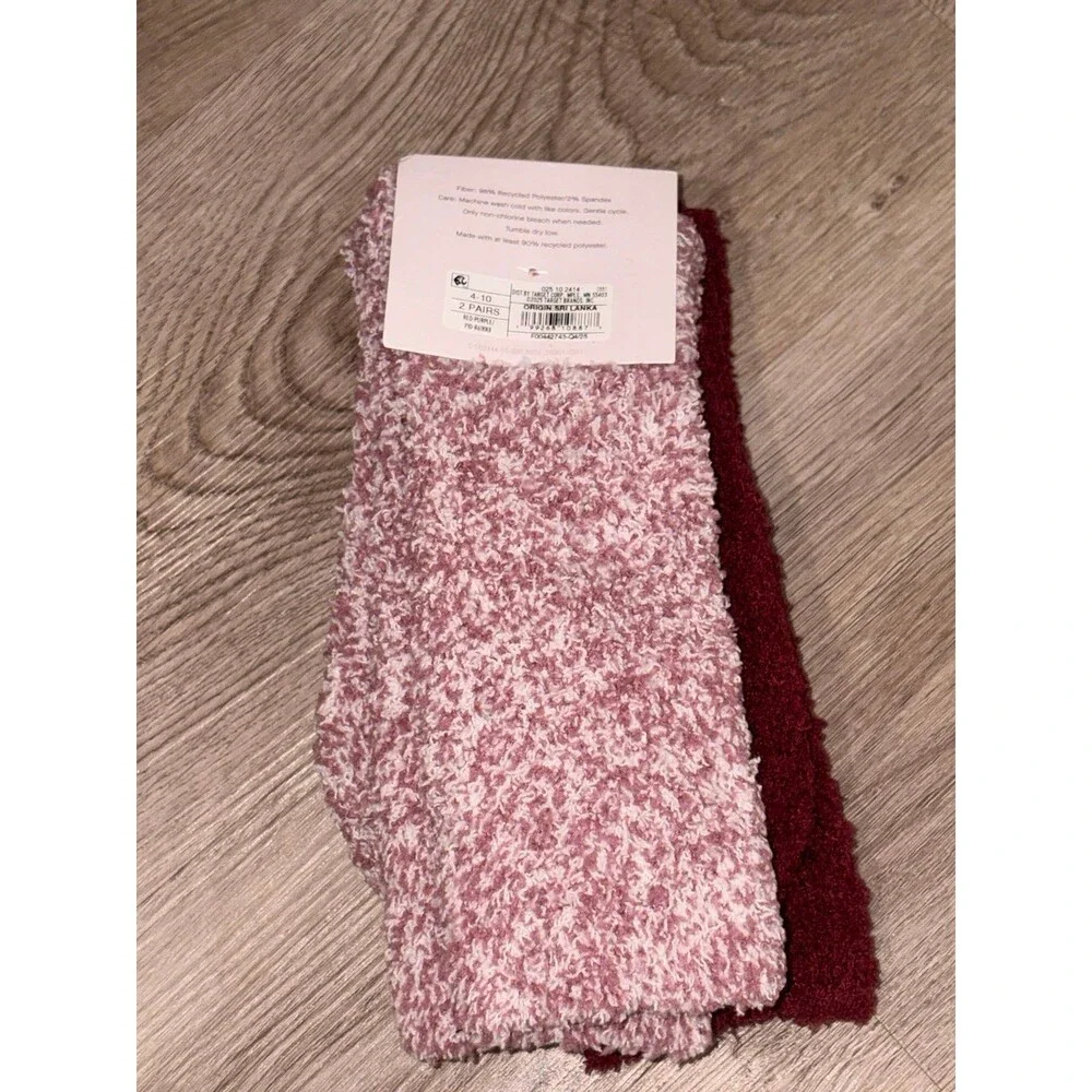 Auden Super Soft and Cozy Crew Sock‎ 4-10 NEW in Packaging